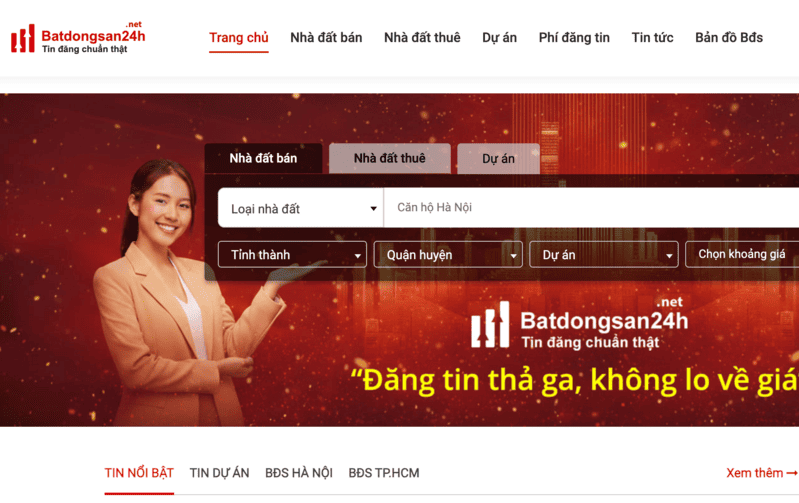 Top website đăng tin nhà đất uy tín tại Việt Nam [Cập nhật 2026]