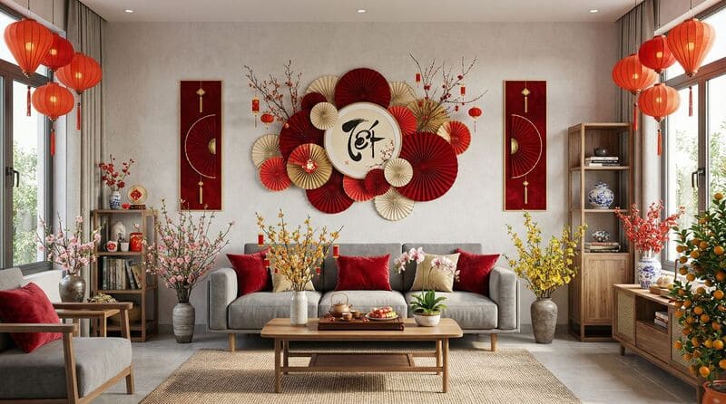 10 Mẹo Trang Trí Nhà Đón Tết Đẹp – Đơn Giản Mà Vẫn Rộn Ràng Không Khí Xuân